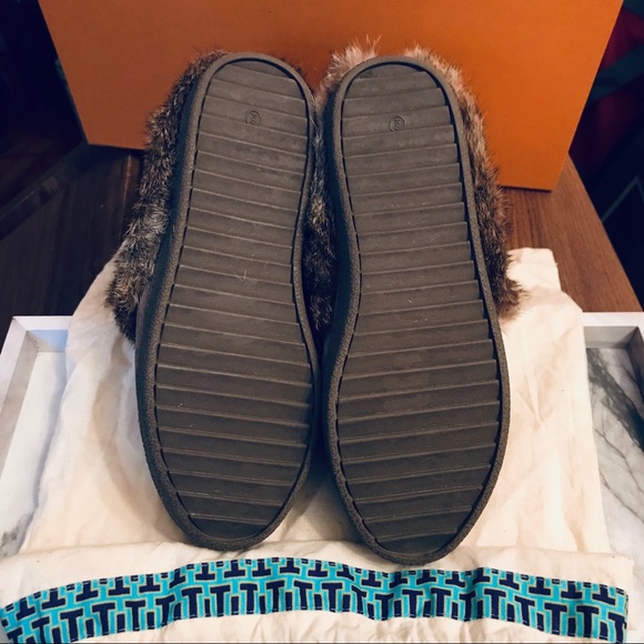 Tory Burch Curran Embellished Fur Boots - Picture 7 of 7